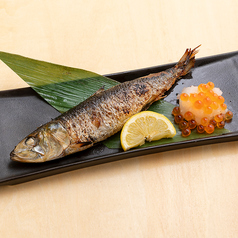 大トロイワシの塩焼き（イクラおろし）