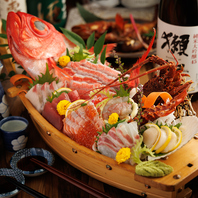 産地直送！新鮮な魚介類ご提供♪