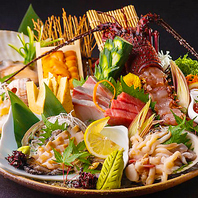 拘り新鮮鮮魚や魚介が自慢♪