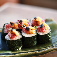 馬肉の桜トロタク巻寿司