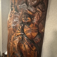 昭和レトロな内装♪店内の大黒様