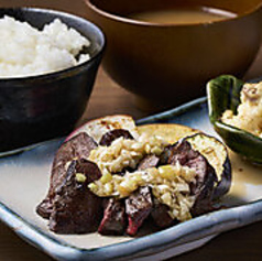 ネギ塩ダレの牛タンステーキ