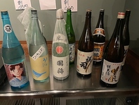 日本酒も多数銘柄揃えております！