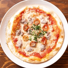 ラムとペコリーノチーズのピザ