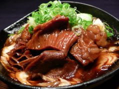 伊賀牛もつの葱味噌焼き