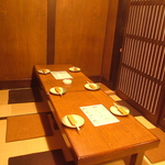 4～6名様と少人数でOKの個室も完備！嬉しい2名様用の個室もあり。人数はお気軽にご相談ください！