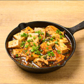 料理メニュー写真 島豆腐の鉄板焼き麻婆豆腐