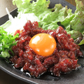料理メニュー写真&nbsp;馬肉ユッケ