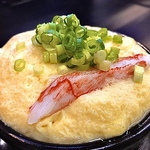 韓国式茶碗蒸し「ケランチム」に蟹を入れました♪ふんわりとした食感や絶品出汁をお楽しみください◎