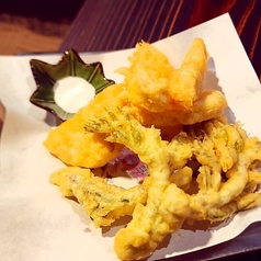 旬野菜の天ぷら盛り合わせ