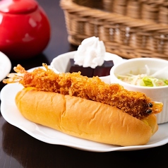 海老カツドッグモーニング(ドリンク代+330円(税込))