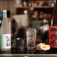 【厳選の銘酒】料理の味を引き立てる日本酒や焼酎も充実
