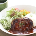 料理メニュー写真&nbsp;兜流ハンバーグプレート　ハーフサイズ