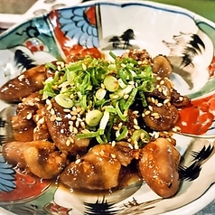 鶏の丸ハツ焼き
