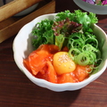 料理メニュー写真&nbsp;サーモンユッケ