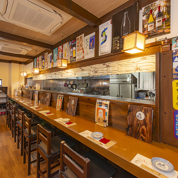 鶏肴と麦 けむりの雰囲気1