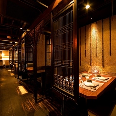 ◆少人数個室席◆目の前で調理をご覧いただけます。上野での仕事帰りのサク飲みなど気軽にご利用頂けます。少人数からでも◎8名席などもございます。