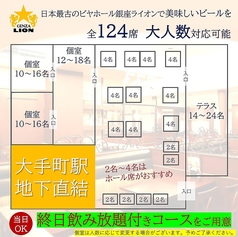 60名様～90名様までで貸切利用も可能！小規模・中規模宴会の方には個室もございます。人数に合わせて対応させていただきます。お問い合わせはお電話でお願い致します。