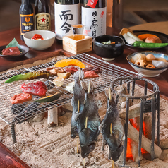【遠赤外線で旨味を閉じ込める本格炭火◎】