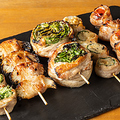 料理メニュー写真&nbsp;野菜巻串5本盛り合わせ