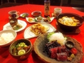 【大分の贅沢郷土料理コース4500円（税込）】森澤自慢の郷土料理を楽しめる会席コースです。