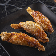 鳥皮揚げ餃子