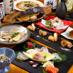 酒と肴　のん魚のコース写真
