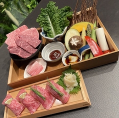 最上牛と仙台牛の肉寿司セット