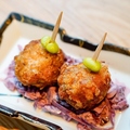 料理メニュー写真&nbsp;枝豆鶏メンチ