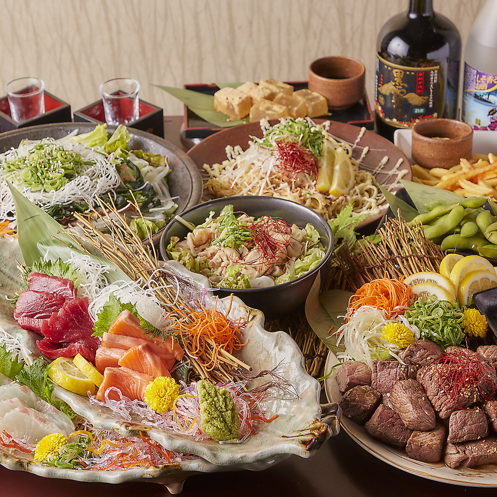 【シーンに合わせて選べる♪】飲み放題付きコース3300円(税込)～！たっぷり3Ｈ飲み放題もご用意！！