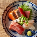 料理メニュー写真&nbsp;刺身４種盛り合わせ