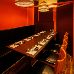 多数の個室を完備！デートやパーティー女子会にもゆっくりとお食事を楽しんでいただけます。