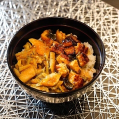 刻み鰻穴子丼