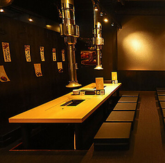 8名様でご利用いただける座敷は1卓ございます。