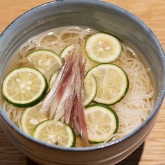 冷製柑橘素麺
