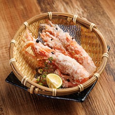 甘海老の唐揚げ