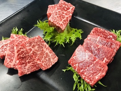 こだわりの焼き肉【福島黒毛和牛・郡山うねめ牛の上肉・並み・希少部位を盛り合わせて２～３人前】