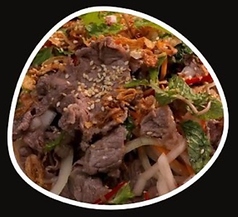 牛すね肉の和え物