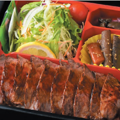 【ステーキ】ステーキ弁当(肉増し)