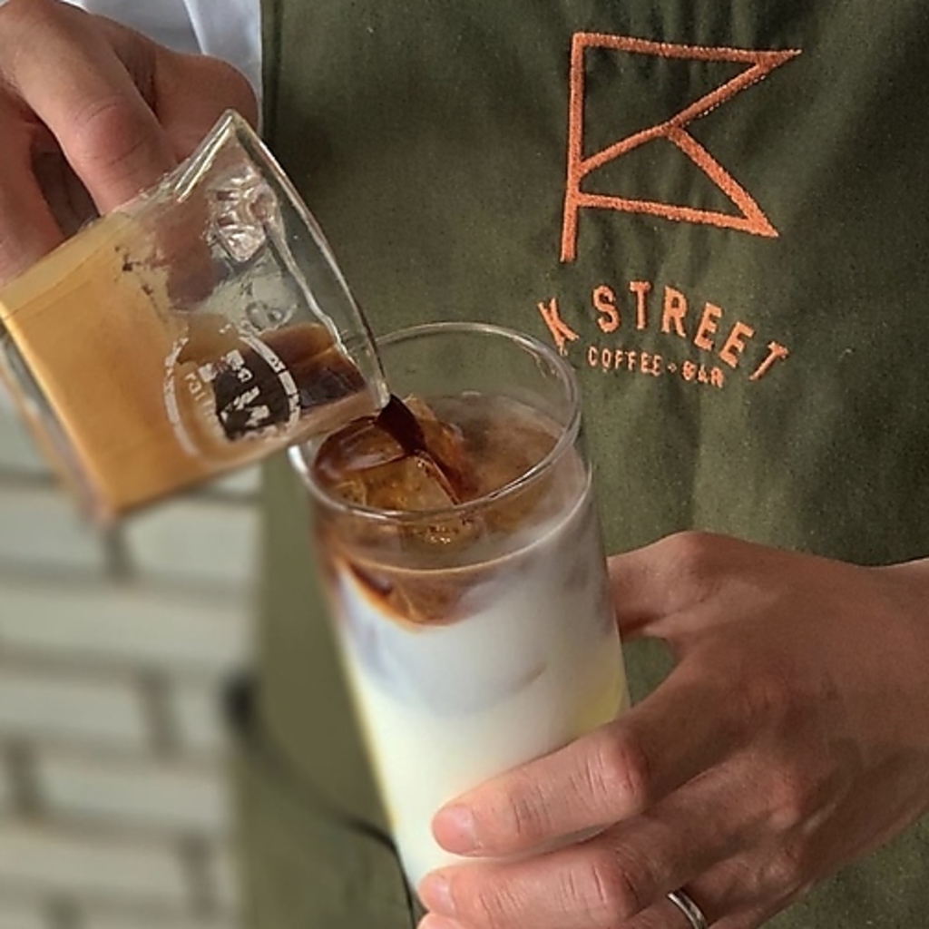夜カフェ使いにもオススメのK STREET COFFEE+BAR★可愛いラテアートでSNS映え◎