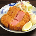 料理メニュー写真&nbsp;分厚いハムカツ