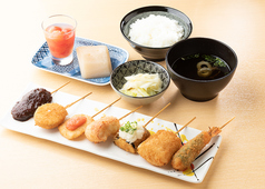 串カツくったのコース写真