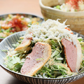 料理メニュー写真 鴨と京菜のサラダ