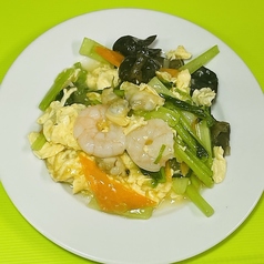 イカまるごと香味焼き/海鮮入りとろとろ玉子