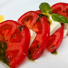 クリームチーズでカプレーゼ