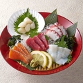 料理メニュー写真&nbsp;お刺身五点盛り　三切れ