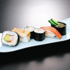 かに寿司5種盛り