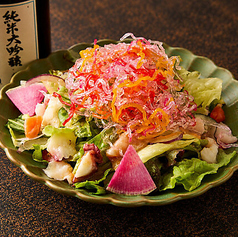 海鮮と香味野菜の和風サラダ