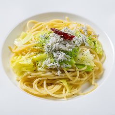 しらすとキャベツのペペロンチーノ