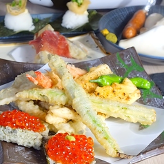 天ぷら餃子おでん刺身 あべこべのコース写真